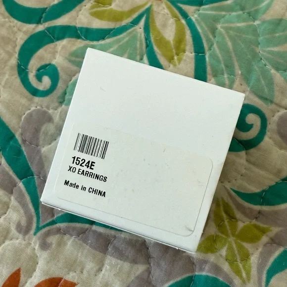 Touchstone Crystal XO Earrings - Picture 7 of 7